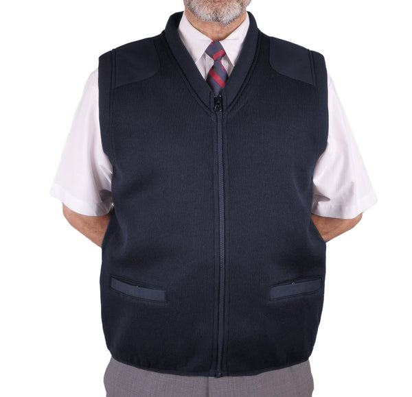 Unisex Heavyweight Fleece Lined Zip Front Vest
