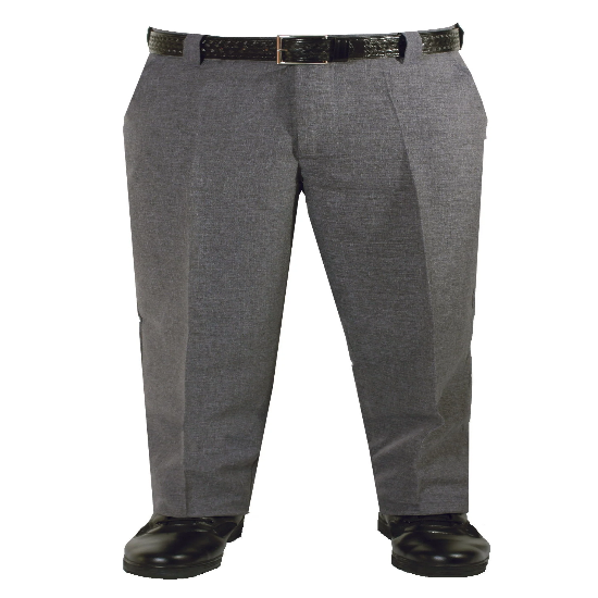 [CUSTOMIZED] Professional Uniform Slacks - Heather Gray Twill Weave